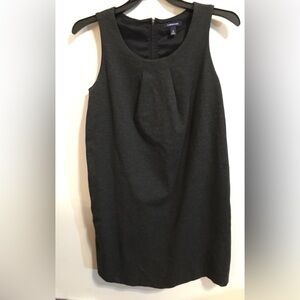 Lands’ End Dress, Zips In Back (Waste To Top), Charcoal Grey, New Without Tags
